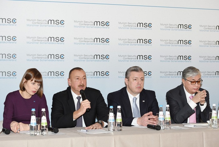 Conférence de Munich sur la sécurité: le président Aliyev participe aux discussions - PHOTOS